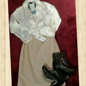 NWT Skirt  Houndstooth Wool Size 2